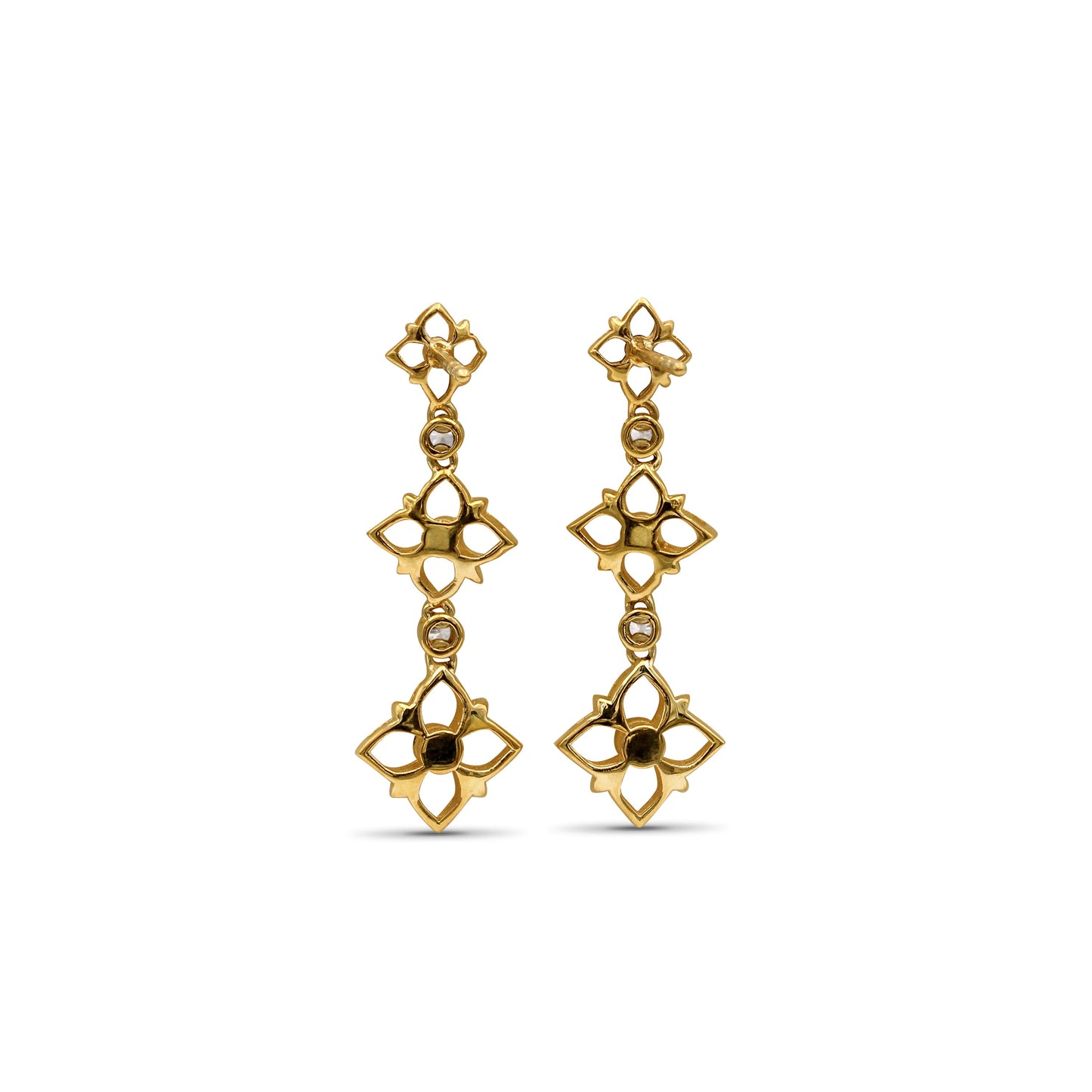 Signature White Diamond 0.20ct 7mm, 9mm, 11mm Earring in 18K Gold