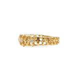 Signature White Diamond 4mm, 4.50mm, 5mm, 7mm Ring in 18k Gold