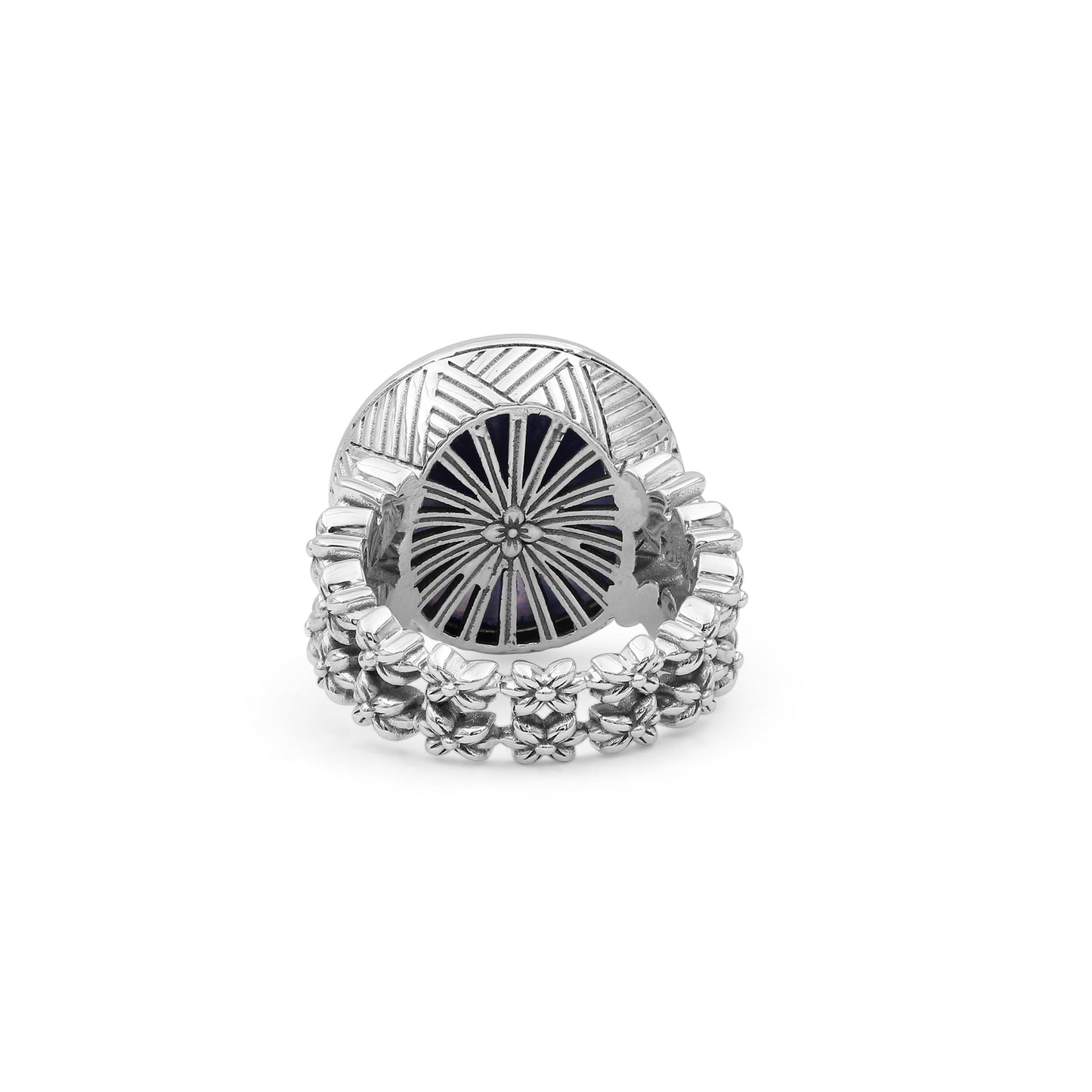 Pearlicious Silver Mabe Ring in Sterling Silver