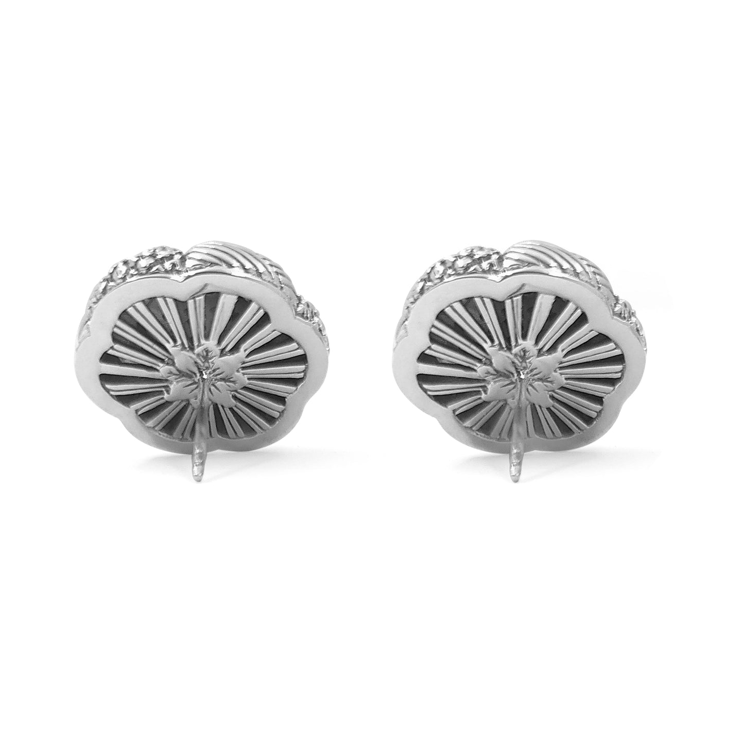 Kyoto Black Diamond 1.00ct Earrings in Sterling Silver