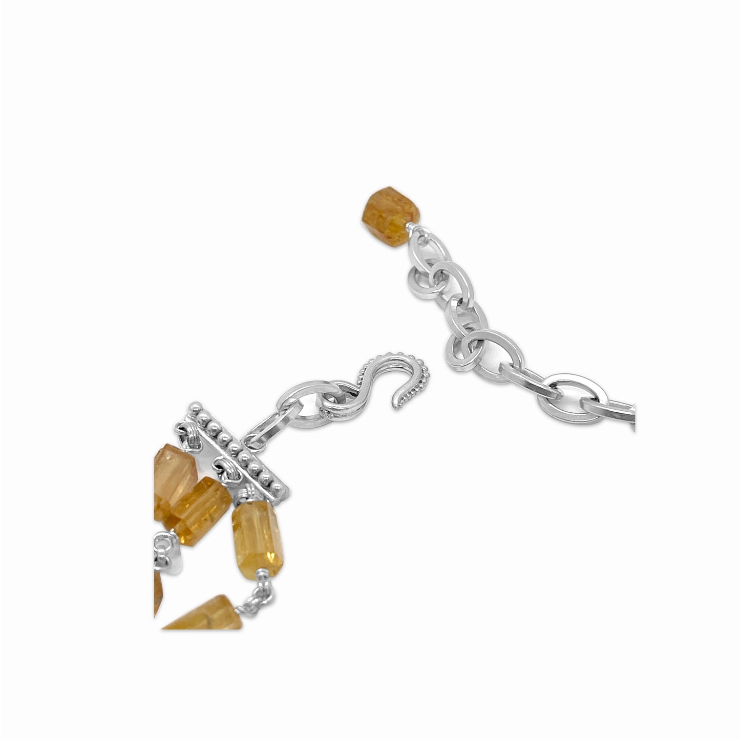 One of a Kind Imperial Topaz Necklace in Sterling Silver