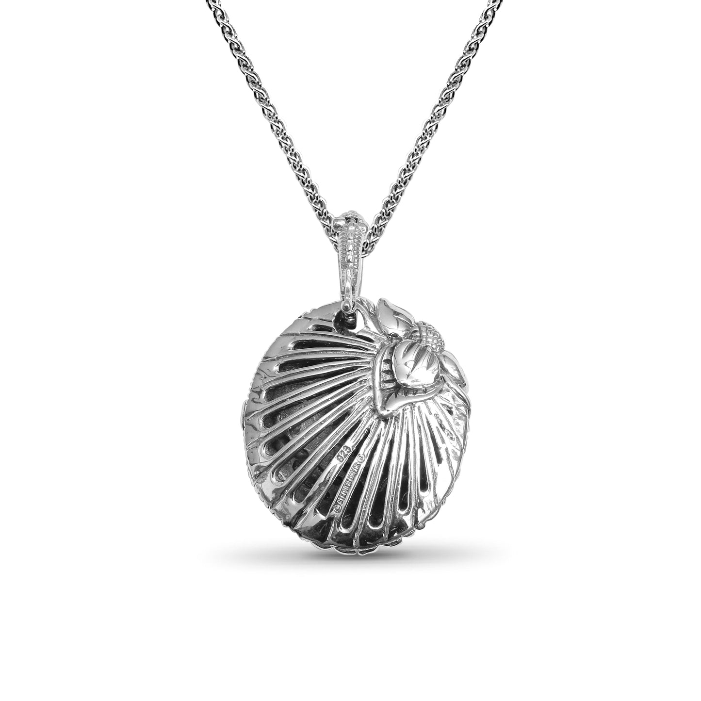 Kyoto Blue Sapphire 0.50ct Pendant in Sterling Silver