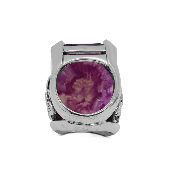 アクセサリー STEPHEN DWECK CRYSTAL QUARTZ RING Garden of Stephen Faceted Smoky Quartz Ring in Sterling