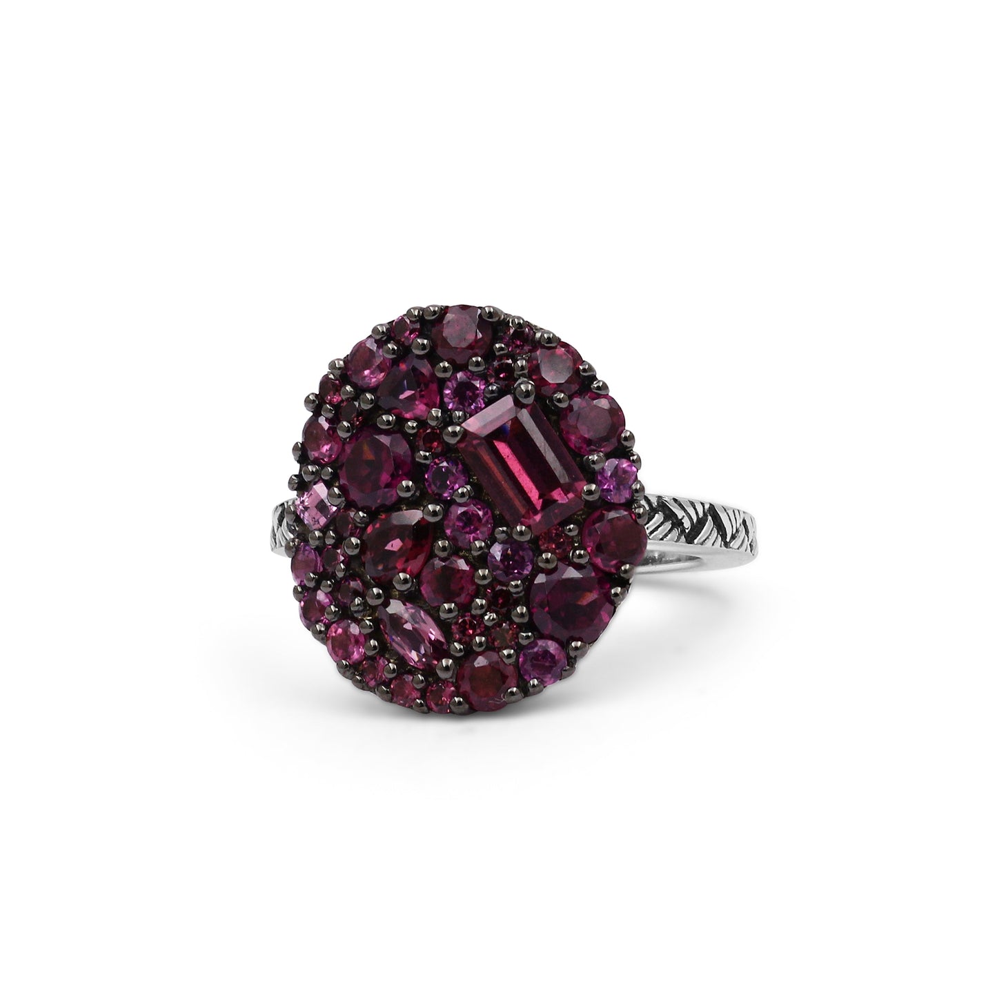 Garden of Stephen Rhodolite Garnet Ring in Sterling Silver