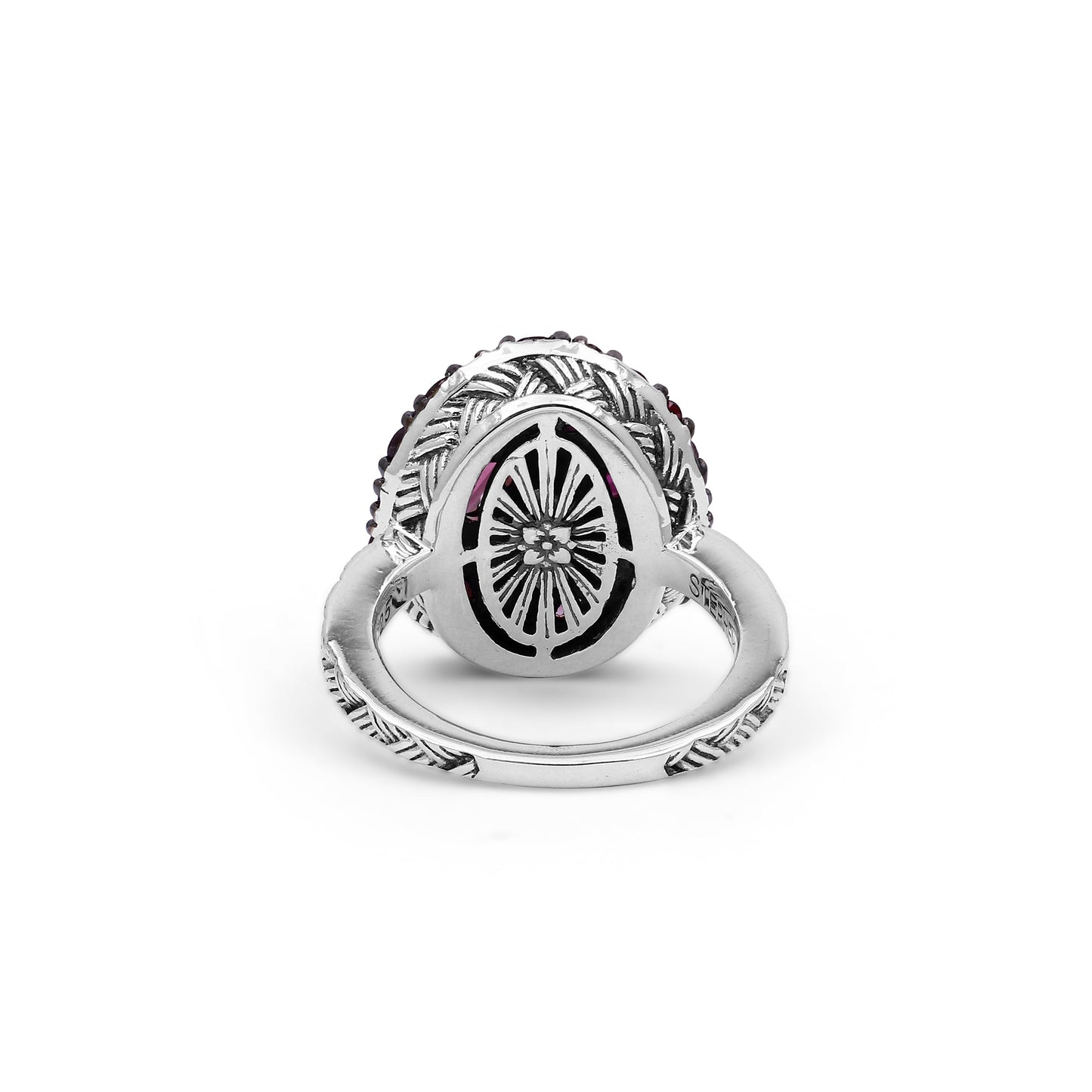 Garden of Stephen Rhodolite Garnet Ring in Sterling Silver