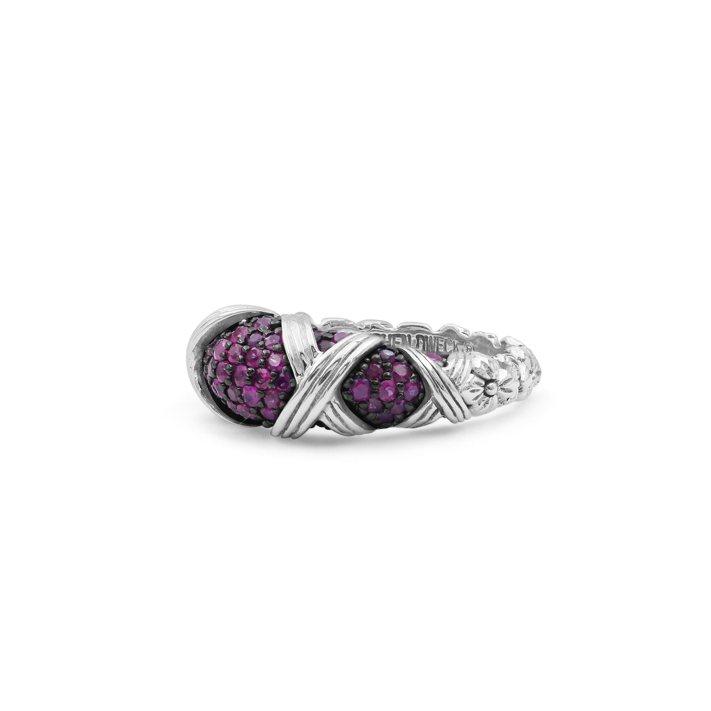 Garden of Stephen Ruby Ring in Sterling Silver