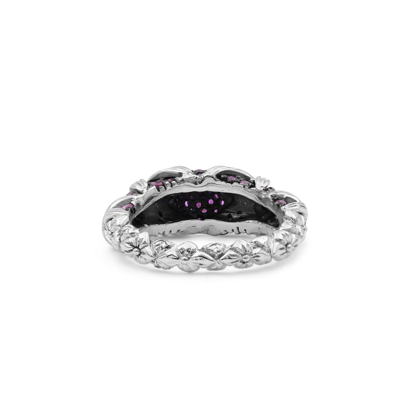 Garden of Stephen Ruby Ring in Sterling Silver