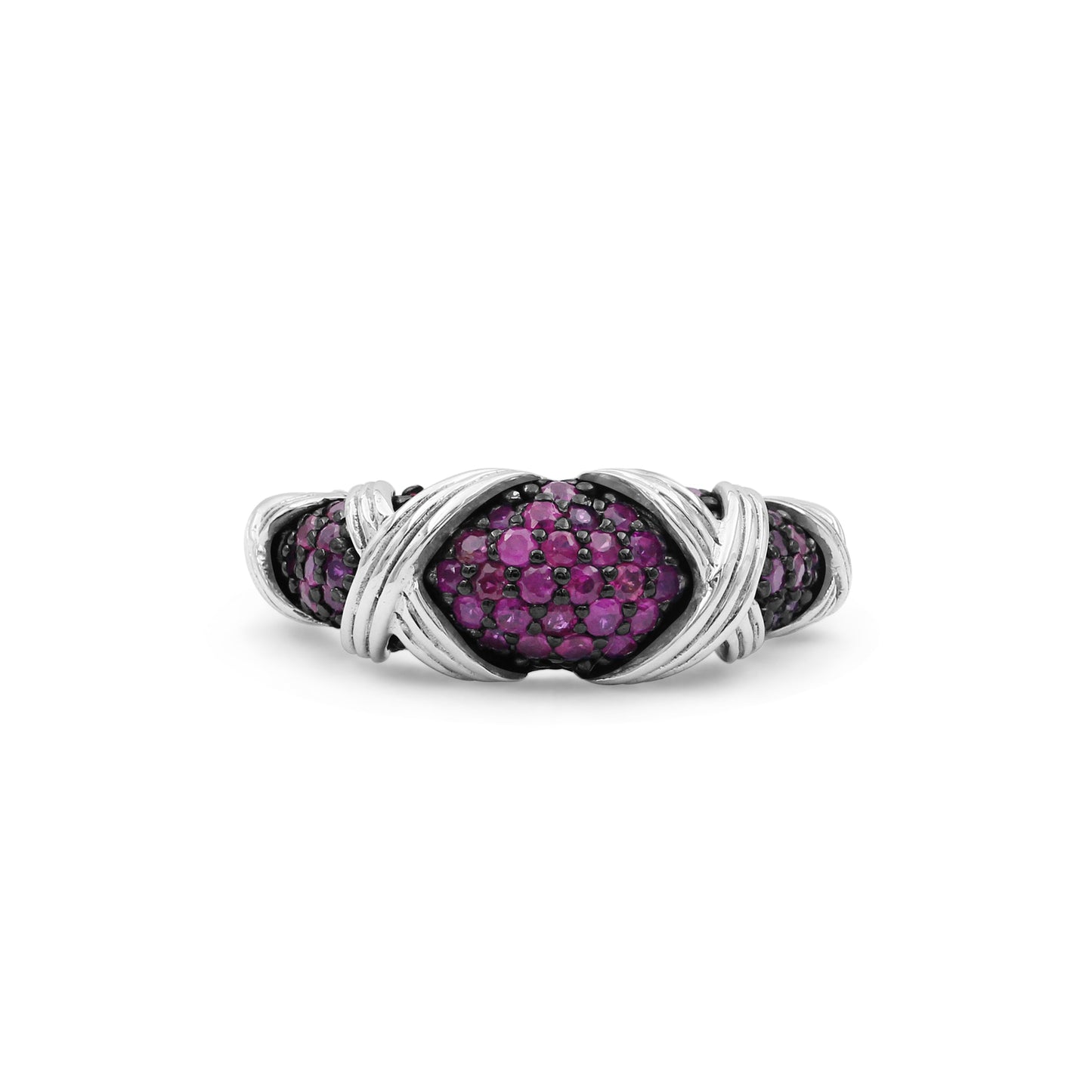 Garden of Stephen Ruby Ring in Sterling Silver