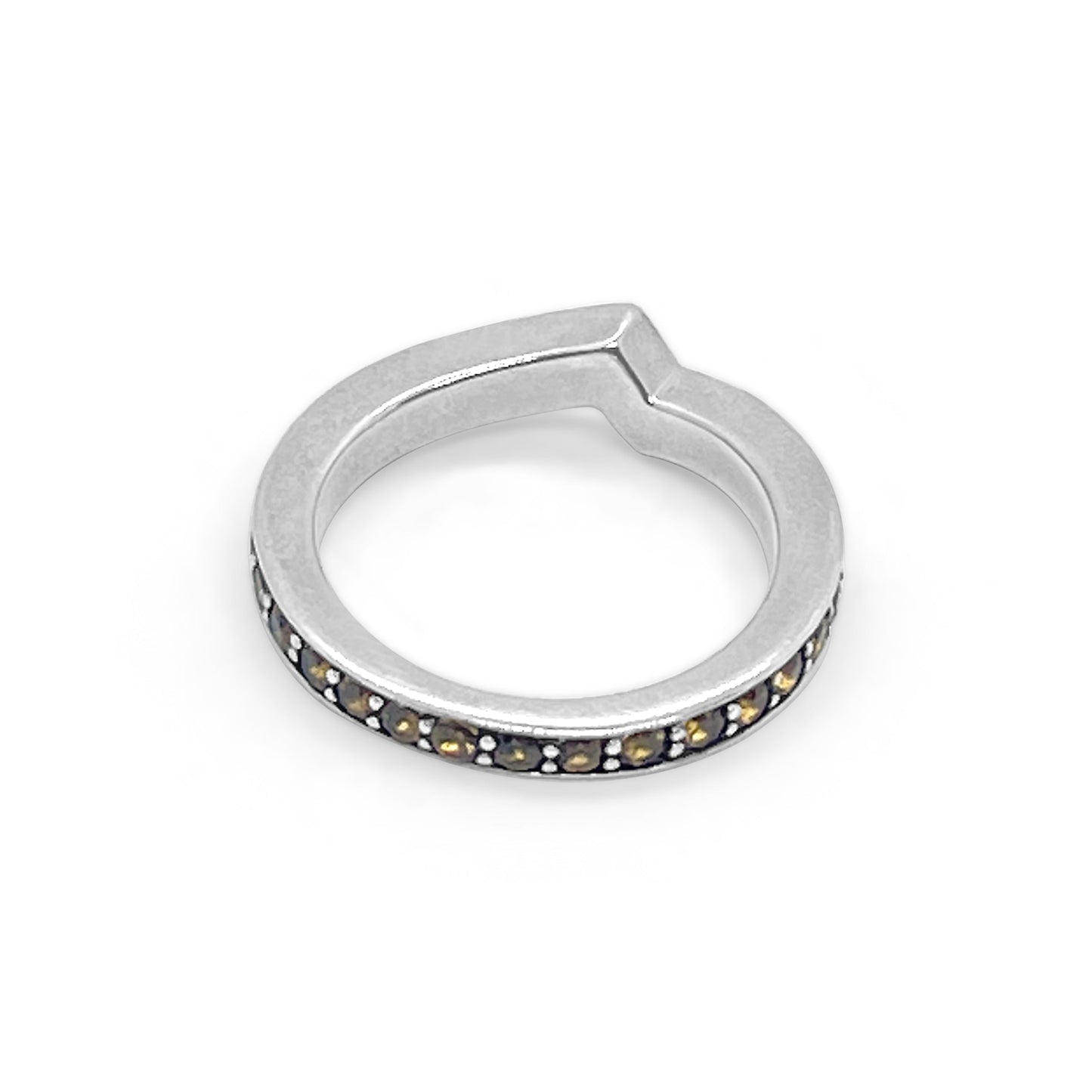 Kyoto 1.25ct Citrine Ring in Sterling Silver