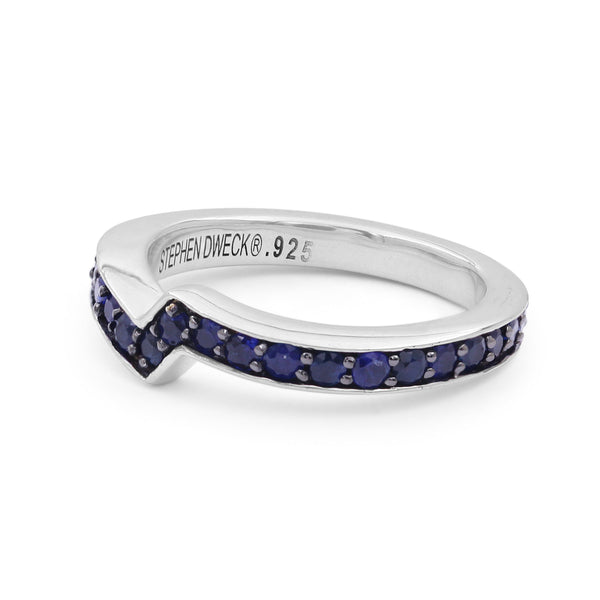Kyoto Blue Sapphire 1.35ct Ring in Sterling Silver – Stephen