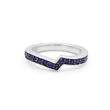 Kyoto Blue Sapphire 1.35ct Ring in Sterling Silver