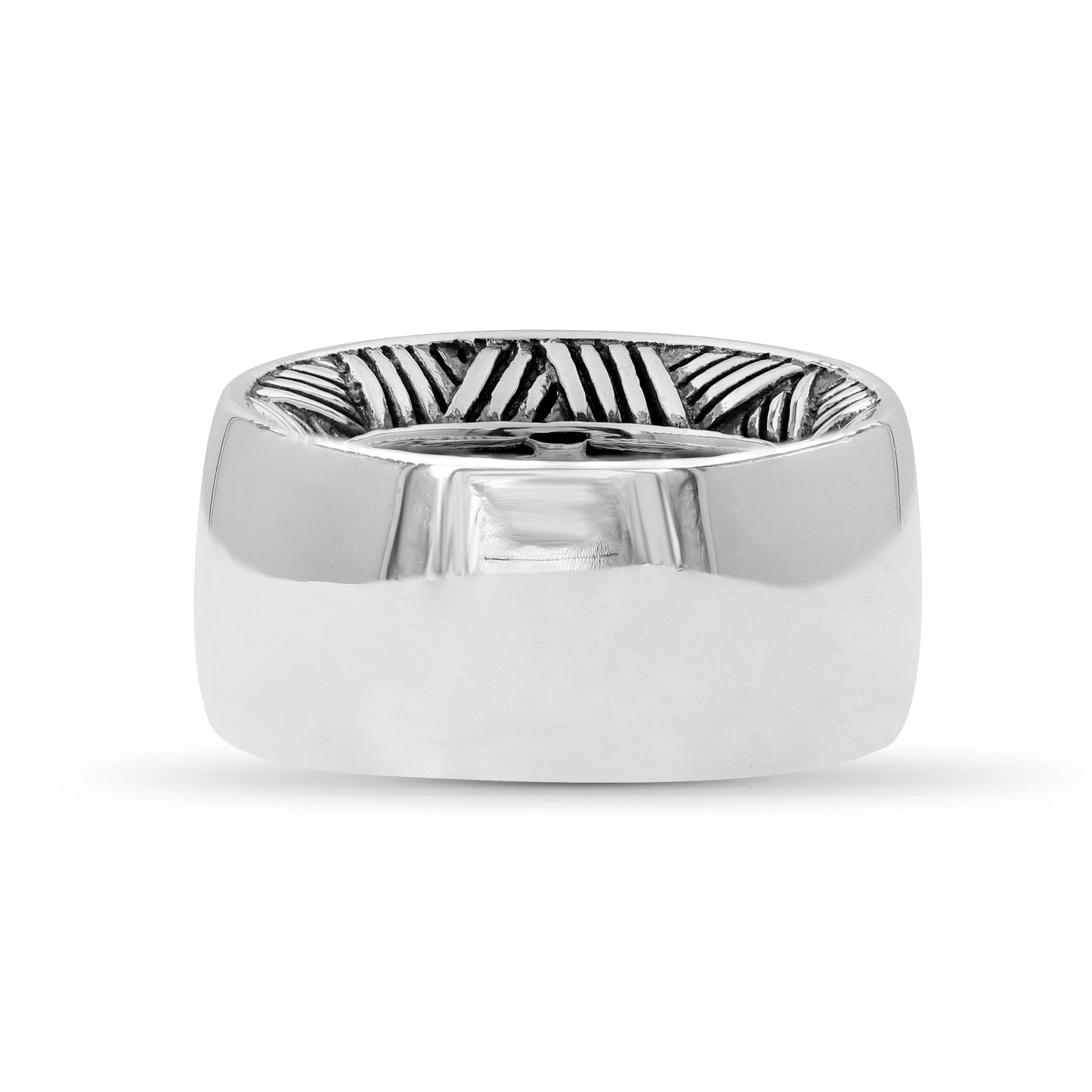 Kyoto Black Diamond 0.75ct Dome Ring in Sterling Silver