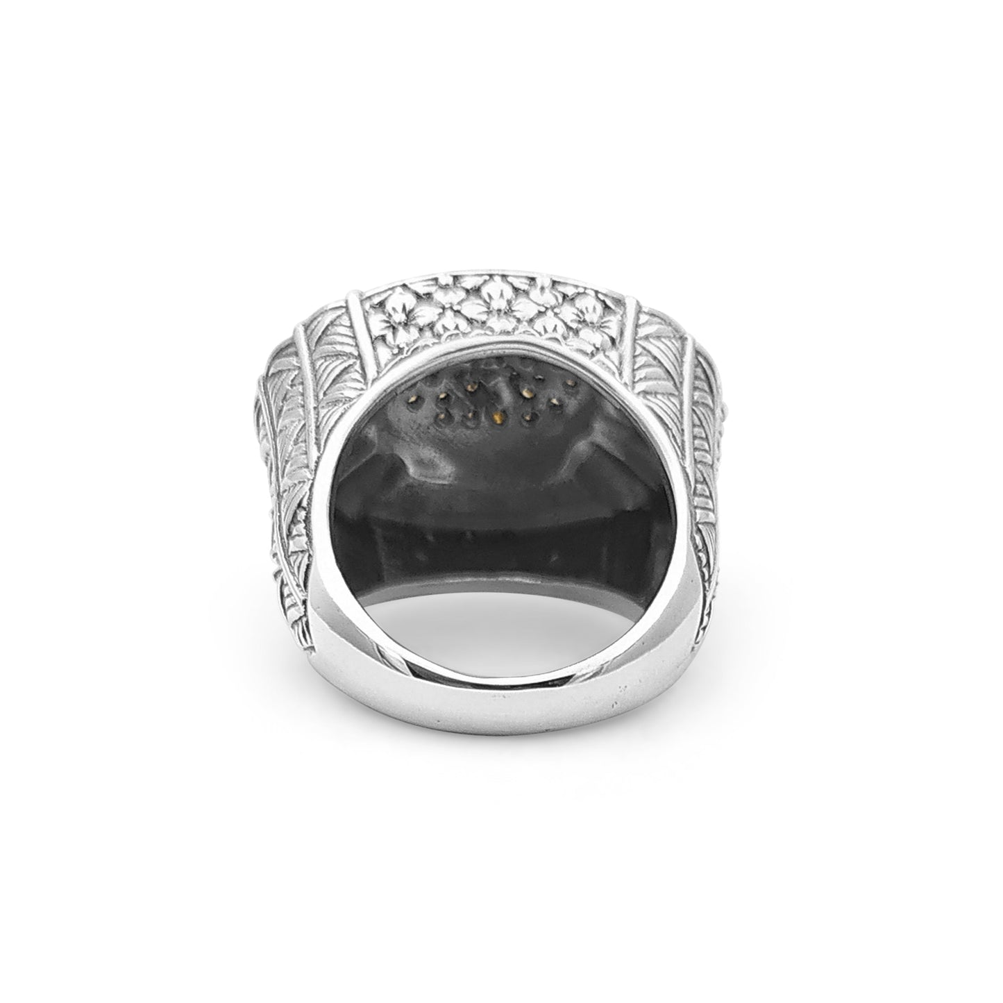 Kyoto 0.60ct Yellow Diamond Ring in Sterling Silver