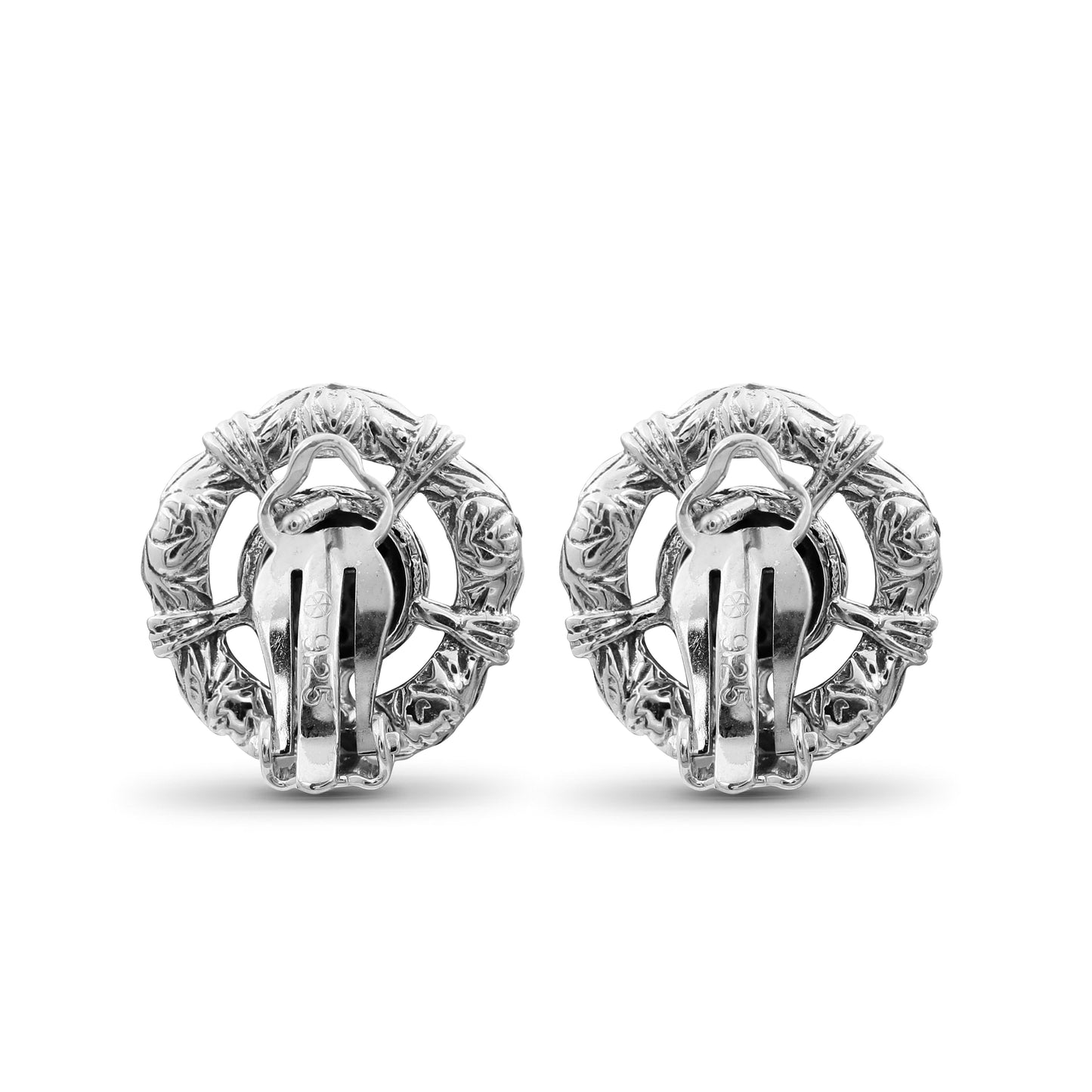 Kyoto Black Diamond 0.60ct Earring in Sterling Silver