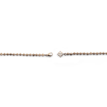 Luxury Aurora Swiss Blue Topaz and 0.15ct Diamond Bracelet in 18K Gold