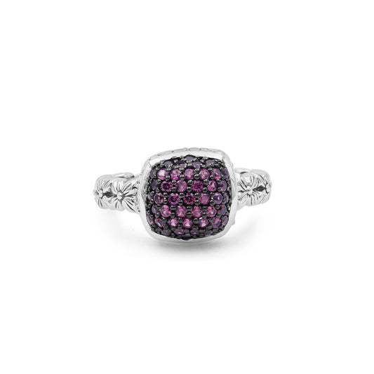 Garden of Stephen Rhodolite Garnet Ring in Sterling Silver