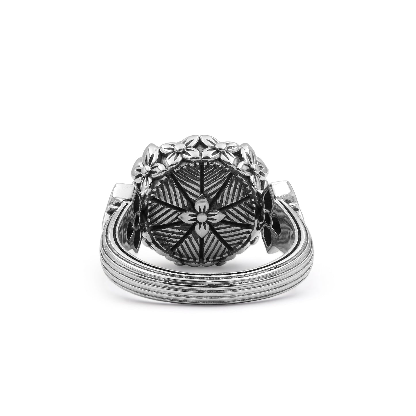 Pearlicious 12MM White Pearl Ring in Sterling Silver with 18K Gold