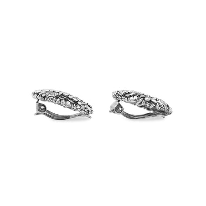 Kyoto Black Diamond 0.50ct Earrings in Sterling Silver