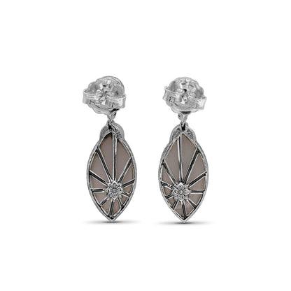 Garden of Stephen Moonstone Earring in Sterling Silver