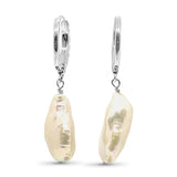 Pearlicious Baroque Pearl Drop Earrings in Sterling Silver