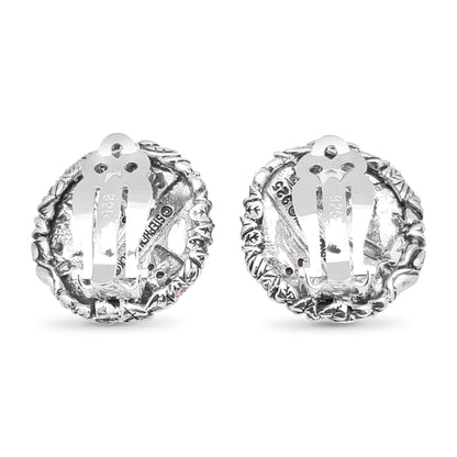 Kyoto Pink Sapphire 0.50ct Earrings In Sterling Silver