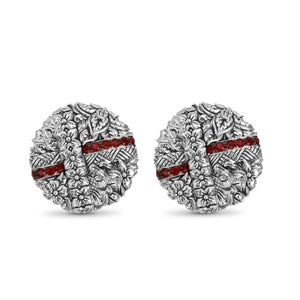 Kyoto Ruby 0.75ct Earrings in Sterling Silver