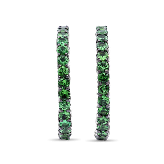 Kyoto Tsavorite 1.85ct Earrings in Sterling Silver