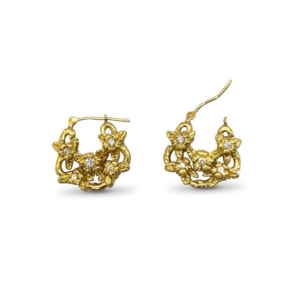 Luxury Diamond Earrings in 18K Gold