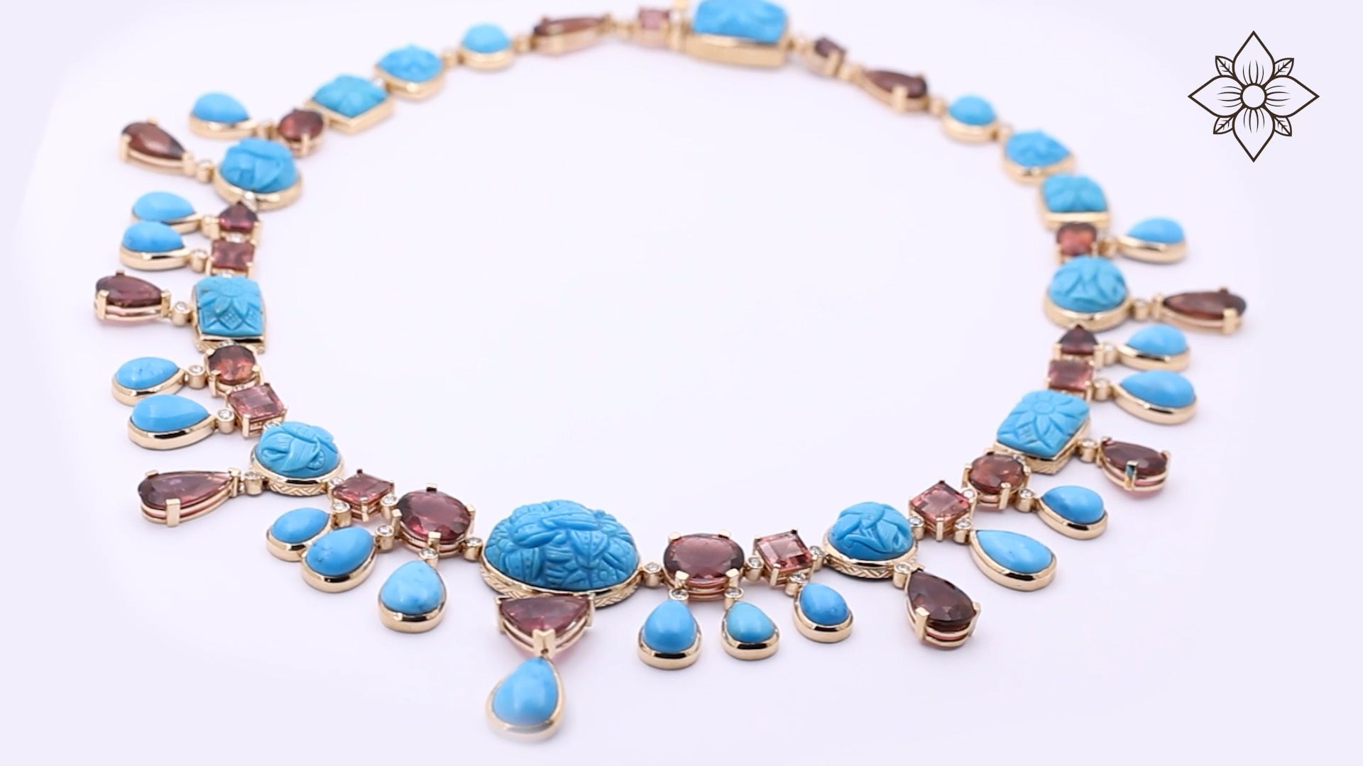 Luxury Hand Carved and Sleeping Beauty Turquoise 137ct Pink