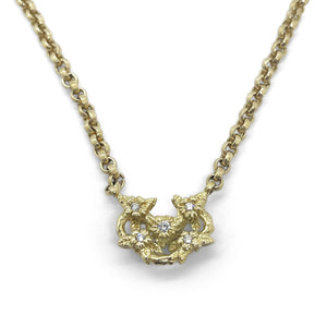 Luxury Diamond Necklace in 18K Gold