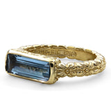 Luxury Blue Topaz 2.50ct Ring in 18K Gold