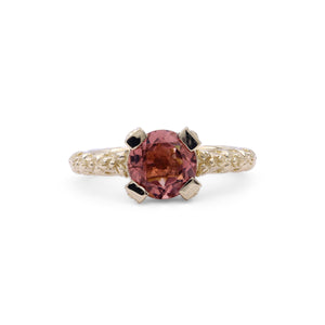 Luxury Pink Tourmaline Ring in 18K Gold