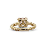 Luxury 8MM Morganite Ring in 18k Gold