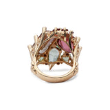 Luxury Tourmaline 14.55ct and Diamond 0.15ct Ring in 18K Gold