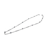 Garden of Stephen Opal Dendrite Link Chain Necklace in Sterling Silver