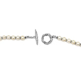 Pearlicious 7MM Round White Pearl Necklace in Sterling Silver