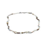 Pearlicious Assorted Pearl Strand Necklace in Sterling Silver