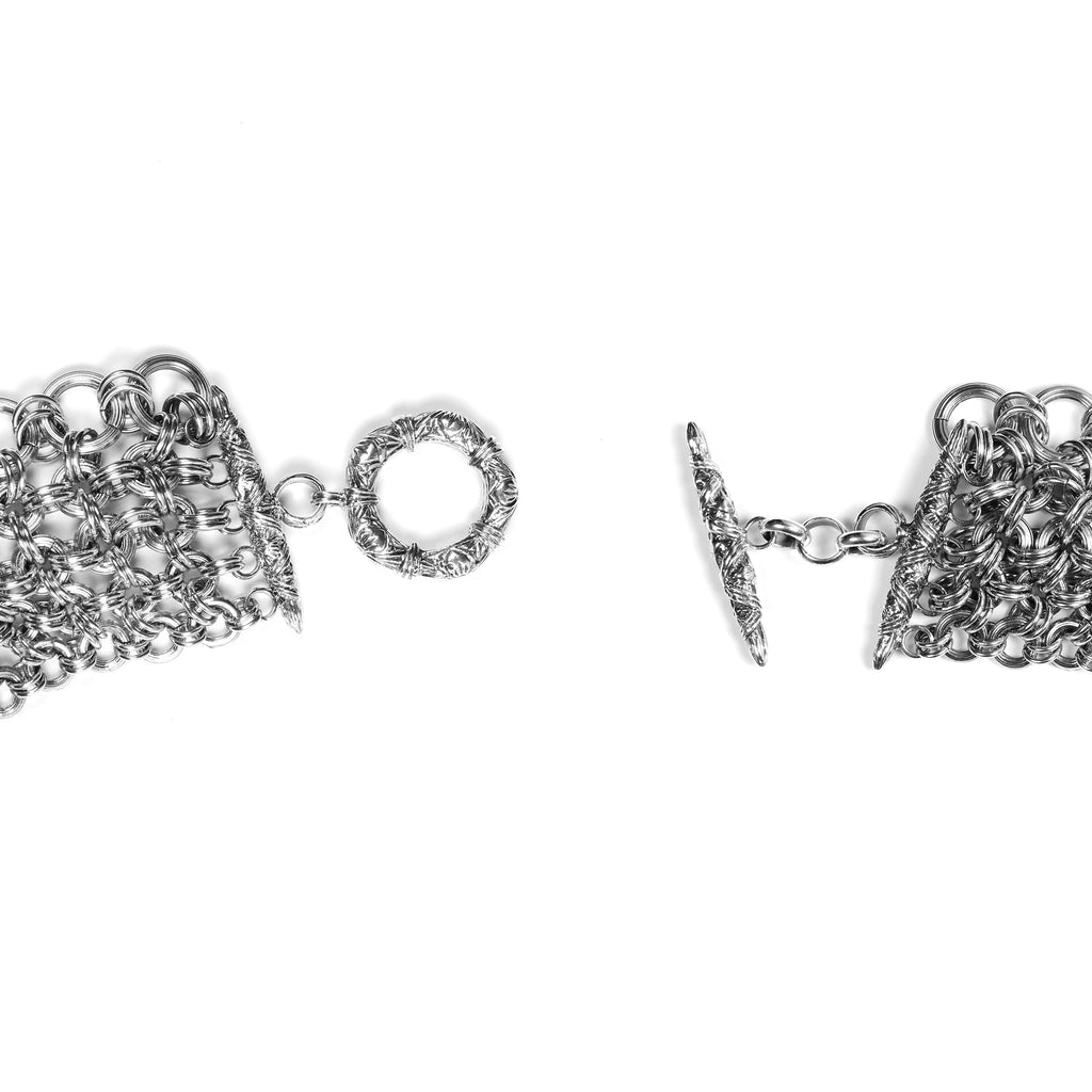 Orogento Multi Strand Sterling Silver Necklace