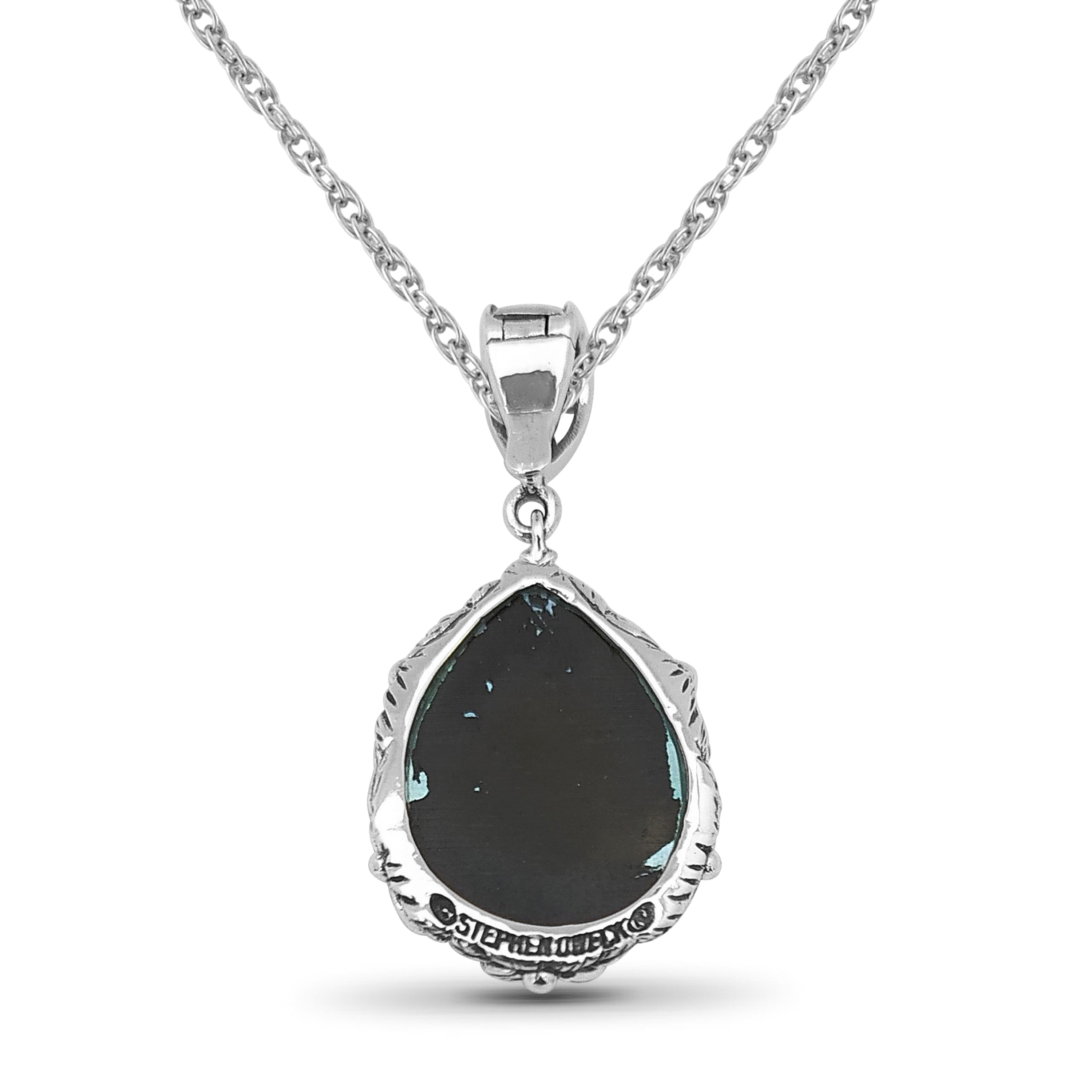 Stephen Dweck クリスタルペンダントトップ Garden of Stephen Natural Quartz and Mother of Pearl Pendant in
