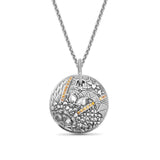 Kyoto Orange Sapphire 0.65ct Pendant in Sterling Silver