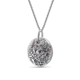 Kyoto Pink Sapphire 0.65ct Pendant in Sterling Silver
