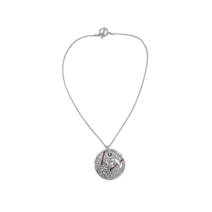 Kyoto Ruby 0.75ct Pendant Large in Sterling Silver