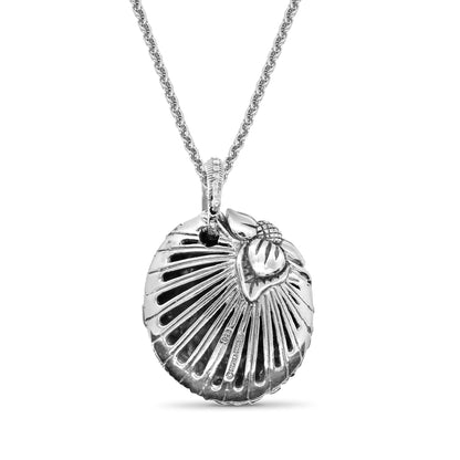 Kyoto Orange Sapphire 0.55ct Pendant in Sterling Silver