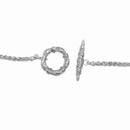 Hand Carved Tahitian Mother of Pearl Pendant in Sterling Silver with Champagne Diamonds