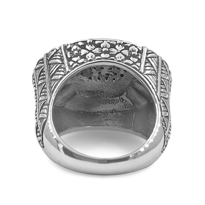 Kyoto Black Diamond 0.60ct Ring in Sterling Silver