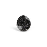 Garden of Stephen Black Spinel Pave Ring in Sterling Silver