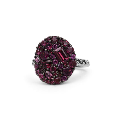 Garden of Stephen Rhodolite Garnet Ring in Sterling Silver