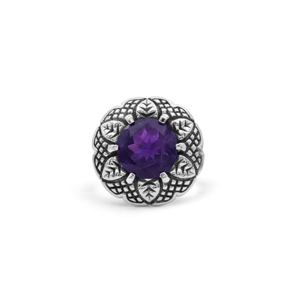 Garden of Stephen Amethyst Ring in Sterling Silver