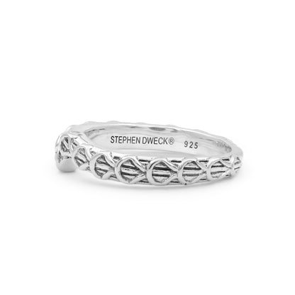 Kyoto Engraved Band in Sterling Silver