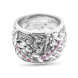 Kyoto Pink Sapphire 0.40ct Ring in Sterling Silver